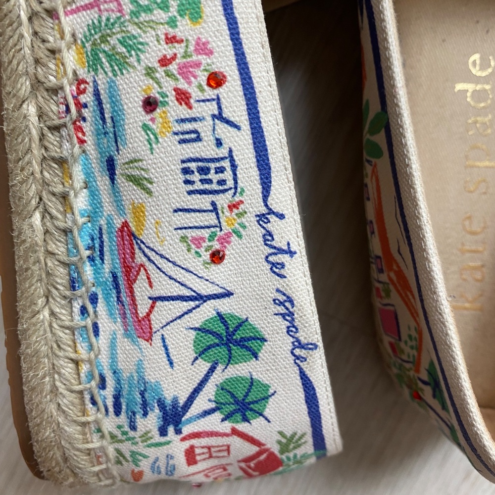 Kate Spade printed espadrilles 8 - Picture 5 of 9